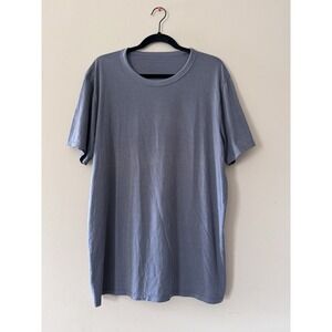 Lululemon Shirt Mens 1x Gray Tech Tee Performance Short Sleeve Gym workout EUC